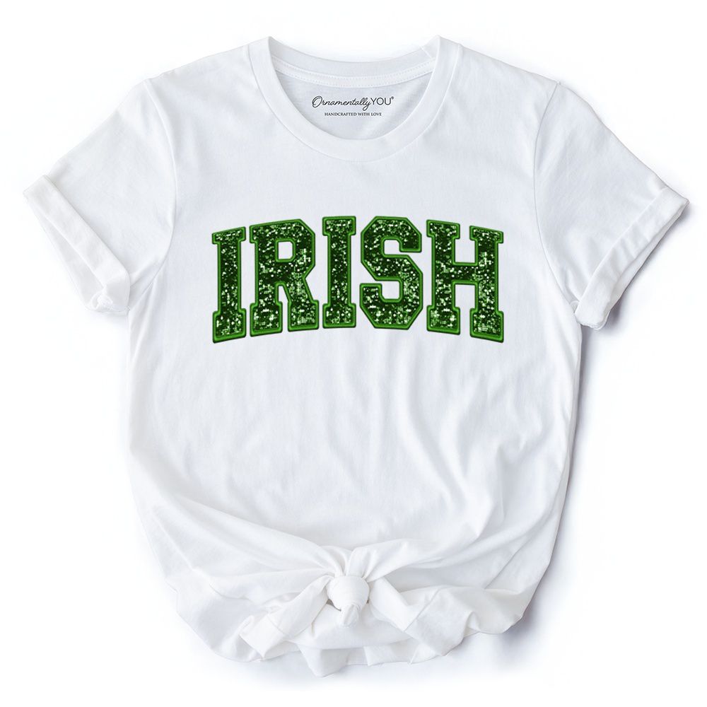 Kids St. Patrick's Day Flip Sequin Shirt - Green Shamrock Unicorn Dinosaur T-Shirt For Boys & Girls