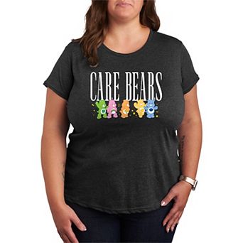 Plus Size Care Bears Line Up Graphic Tee