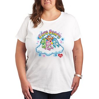 Plus Size Care Bears Classic Airbrush Graphic Tee
