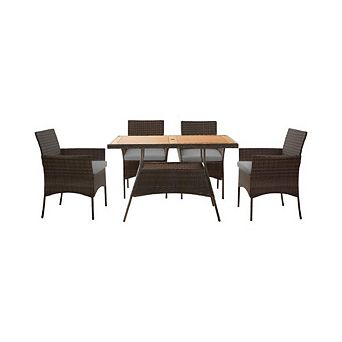 Outdoor PE Rattan Dining Set