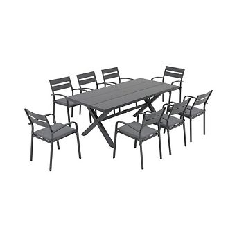X-Shape Patio Dining Set