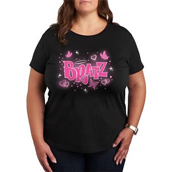 Plus Size Bratz Butterfly Logo Graphic Tee