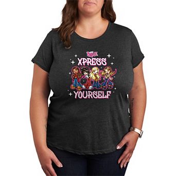 Plus Size Bratz Xpress Yourself Graphic Tee