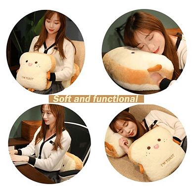 4-Piece Long Cat Plush Pillow