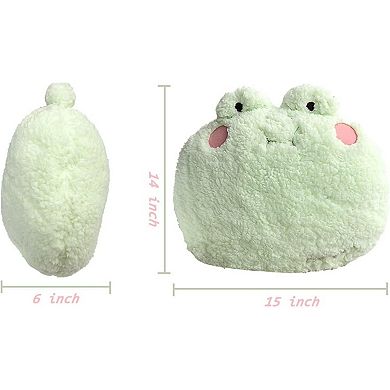 Adorable Frog Plush Pillow