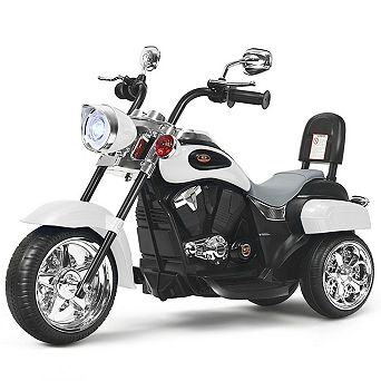 6V Toddler 3-Wheel Chopper Style Ride-On Motorcycle with Horn and Headlight