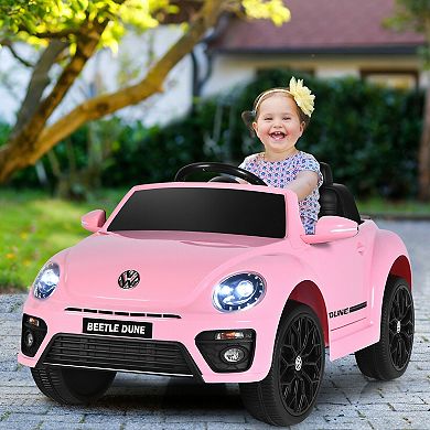 Volkswagen Beetle Kids Ride-On Car with Remote Control