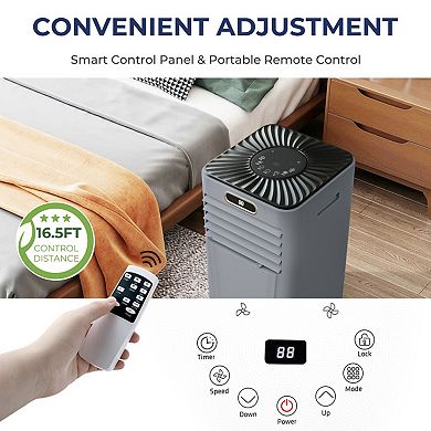 10000 BTU Portable Air Conditioner 4 In 1 Cooling Dehumidifier Fan