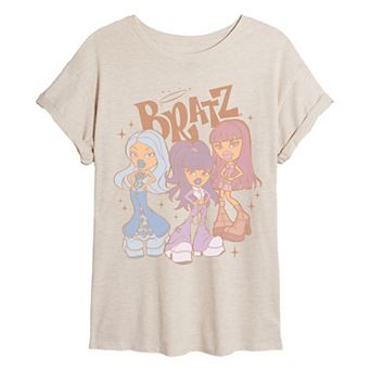 Juniors' Bratz Y2K Retro Oversized Tee