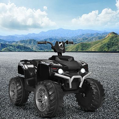 12V Kids Electric ATV with LED Lights and Treaded Tires