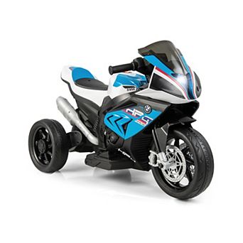 Blue 12V Licensed BMW Kids Motorcycle Ride-On for 3796 Months