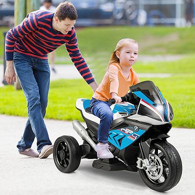 Blue 12V Licensed BMW Kids Motorcycle Ride-On for 3796 Months