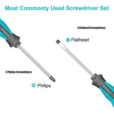 Professional Non-Slip Magnetic Screwdrivers Set