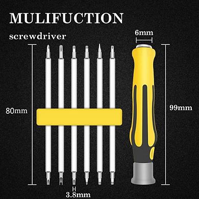 Premium 6-in-1 Mini Screwdriver Set