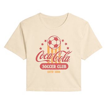 Juniors' Coca-Cola Soccer Club Estd 1886 Cropped Tee