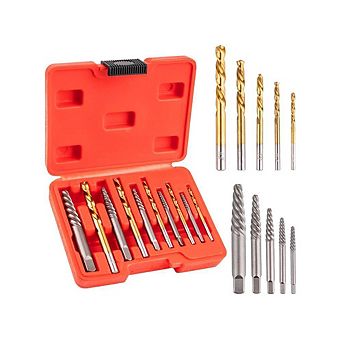 10 pc Easy Out Screw Extractor Set