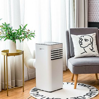 10000 BTU Portable Air Conditioner with Dehumidifier - White
