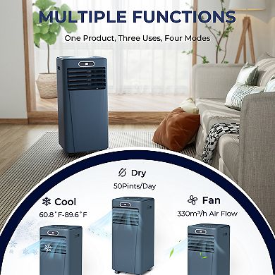 10000 BTU Portable Air Conditioner 4 In 1 Cooling Unit