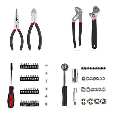 95-Piece Portable Mechanic Hand Tool Set
