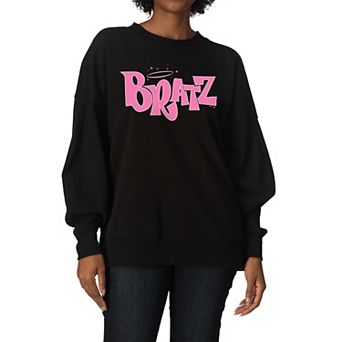 Women's Bratz Oversized Fleece Crew Sweatshirt