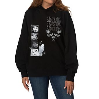 Women's Bratz Icons Graphic Oversized Fleece Hoodie Sweatshirt