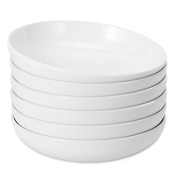 6 Pack 22 Ounce Porcelain Bowls Set, Pasta Bowls, Serving Bowls