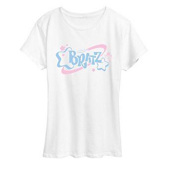 Juniors' Bratz Pastel Logo Graphic Tee