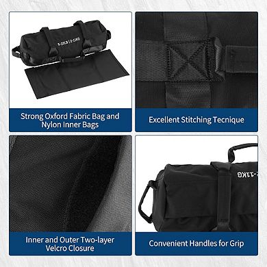 Sandbag for Fitness Weights Training,5-200 LBS Adjustable Weighted SandBag for Home Gym