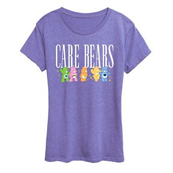 Women's Care Bears Line Up Graphic Tee