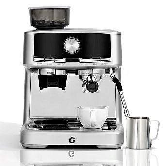 20 Bar Stainless Steel Espresso Machine with Integrated Grinder