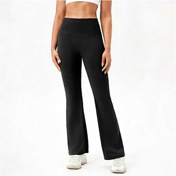 Women's High Waisted Flared Yoga Pants,Lifting Quick Dry Workout Leggings