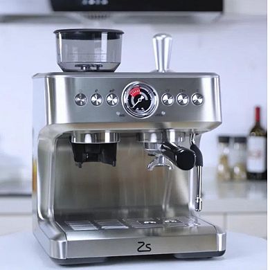 Espresso Coffee Machine,20 Bar Professional Coffee Maker With Grinder