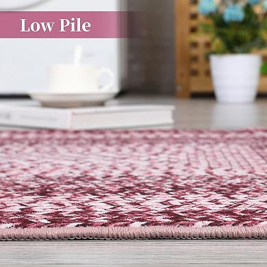 Runner Rug for Hallway Kitchen Runner Mat 2x10, Machine Washable Long Runner Throw Carpet, N