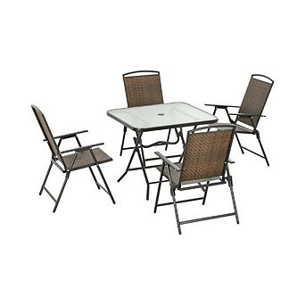 Wicker Patio Dining Set