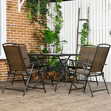 Wicker Patio Dining Set