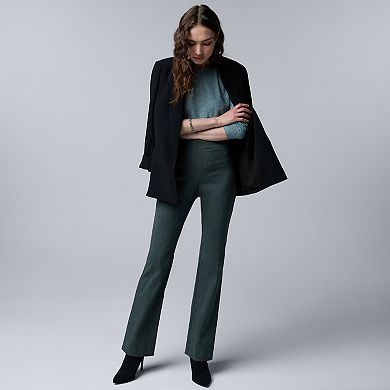 Women's Simply Vera Vera Wang Luxe Twill Bootcut Pants