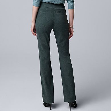 Women's Simply Vera Vera Wang Luxe Twill Bootcut Pants