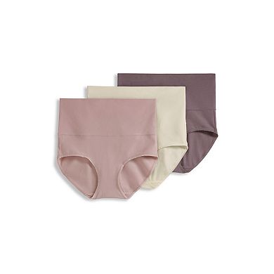 Women's Jockey® Skimmies® Cotton Stretch 360° Tummy Smoothing 3-Pack Briefs 4854