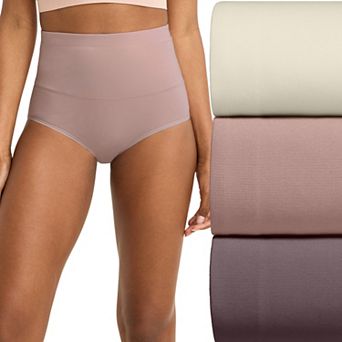 Women's Jockey® Skimmies® Cotton Stretch 360° Tummy Smoothing 3-Pack Briefs 4854