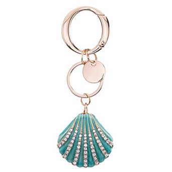 N by Nina Seashell Bag Charm with Rhinestones