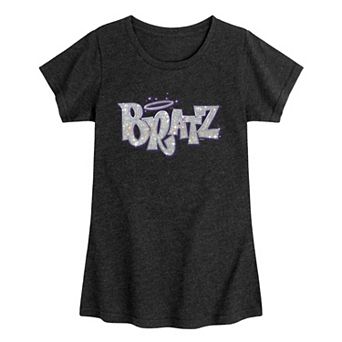 Girls 7-16 Bratz Sparkle Logo Graphic Tee