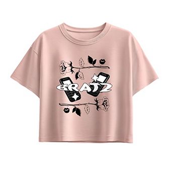 Girls 7-16 Bratz Y2K Logo Boxy Tee