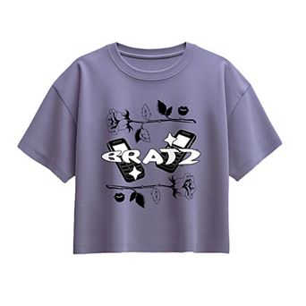Girls 7-16 Bratz Y2K Logo Boxy Tee
