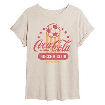 Juniors' Coca-Cola Soccer Club Estd 1886 Oversized Tee