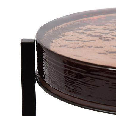 Aguilar Glass and Metal Table