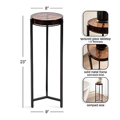 Aguilar Glass and Metal Table
