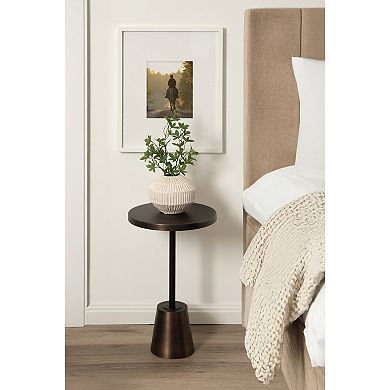 Tira Round Metal Side Table