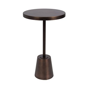 Tira Round Metal Side Table