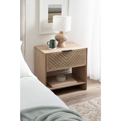 Mezzeta Wood Side Table