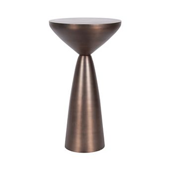 Steeves Metal Round Side Table